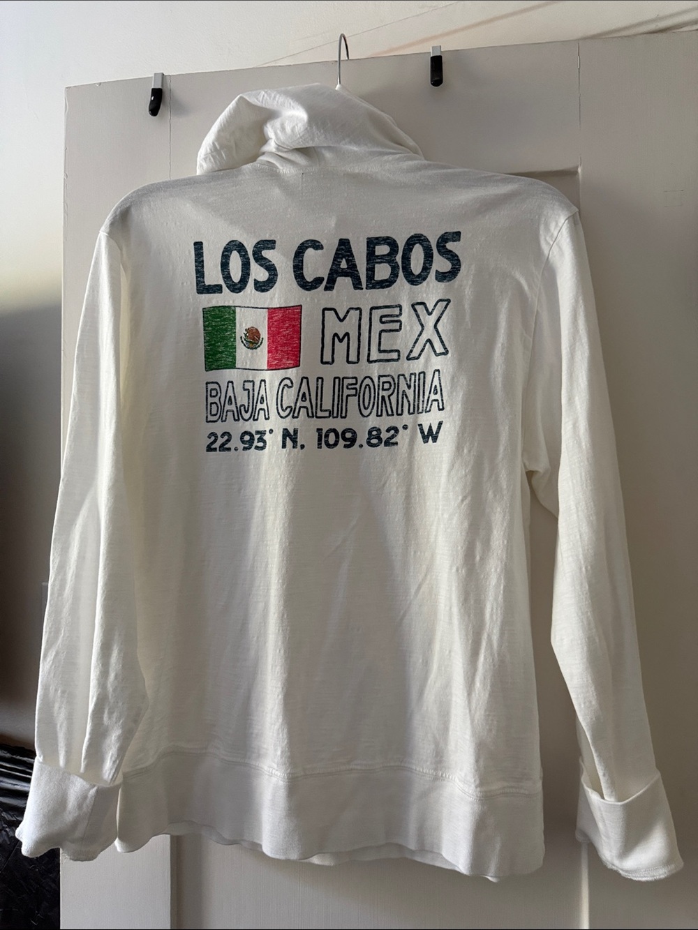 Men's White Pullover Hoodie